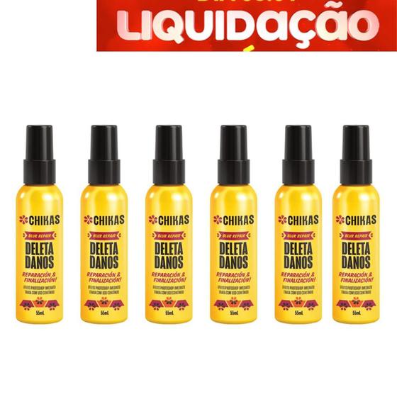 Imagem de Kit Reparador de Pontas Deleta Danos Chikas 55ml