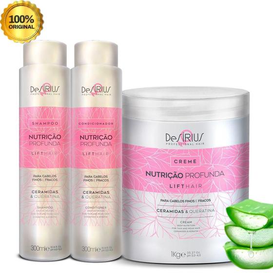 Imagem de Kit Reparador Para Cabelos Quebrados E Desnutridos