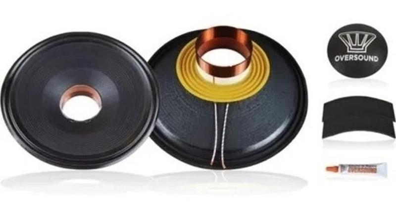 Imagem de Kit Reparo Alto Falante Oversound Mg10 400W 8Ohms Original