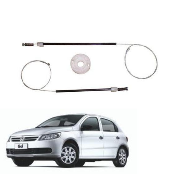 Kit Reparo Maquina do Vidro Eletrico Traseira LE/LD do Gol G5 G6 G7 Voyage Ano 2008 em Diante Menor preço em Kit Reparo Maquina do Vidro Eletrico Traseira LE/LD do Gol G5 G6 G7 Voyage Ano 2008 em Diante