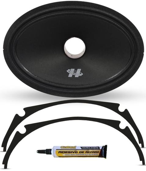 Imagem de Kit Reparo Midbass Hurricane 6X9 Polegadas 460W Rms Mb690