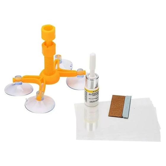 Kit Reparo Para-Brisa Trincado Vidro Laminado Conserto Carro Automovel Veiculos Menor preço em Kit Reparo Para-Brisa Trincado Vidro Laminado Conserto Carro Automovel Veiculos