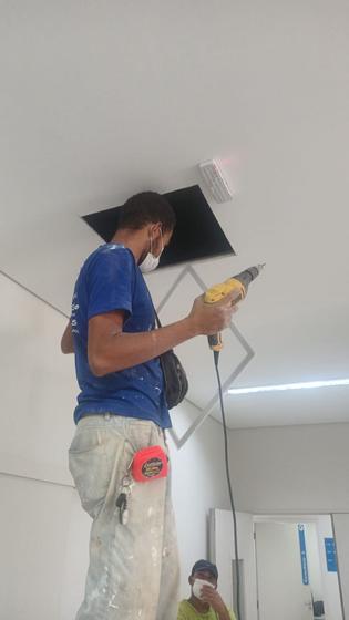 Imagem de Kit Reparo para Teto de Gesso Drywall Forro Sanca Parede