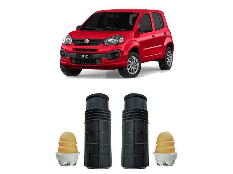 Imagem de Kit Reparo Parcial Batente Traseiro Fiat Uno 2018 2019 2020