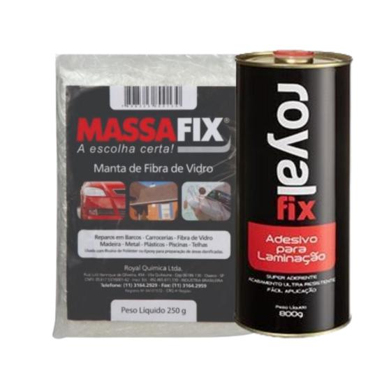 Kit Reparo Resina Laminação + Manta fibra de Vidro 200g Menor preço em Kit Reparo Resina Laminação + Manta fibra de Vidro 200g