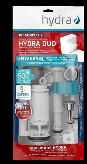 Imagem de Kit Reparo Universal Hydra 3/6 Litros Caixa Acoplada Si6001