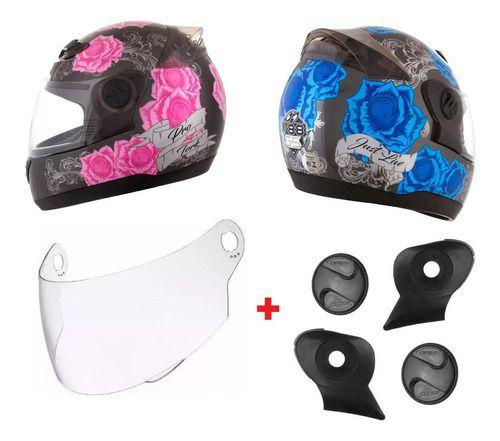 Imagem de Kit Reparo + Viseira Cristal Capacete Pro Tork G5 Just Live