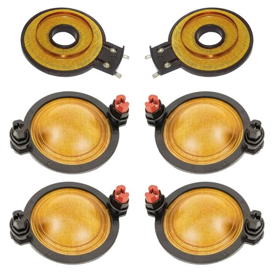 Imagem de Kit Reparos 4 Driver Selenium D-250X 2 Tweeter Hinor HI-320