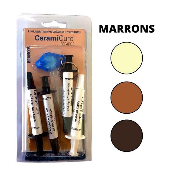 Kit Reparos Pisos Cerâmicos e Porcelanato CeramiCure Menor preço em Kit Reparos Pisos Cerâmicos e Porcelanato CeramiCure