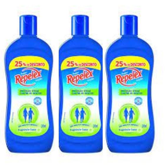 Imagem de kit Repelente repelex super family care loção com 200ml