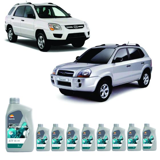 Imagem de KIT REPSOL Kit Óleo Câmbio Automático Sportage Tucson 2.0 4 marchas