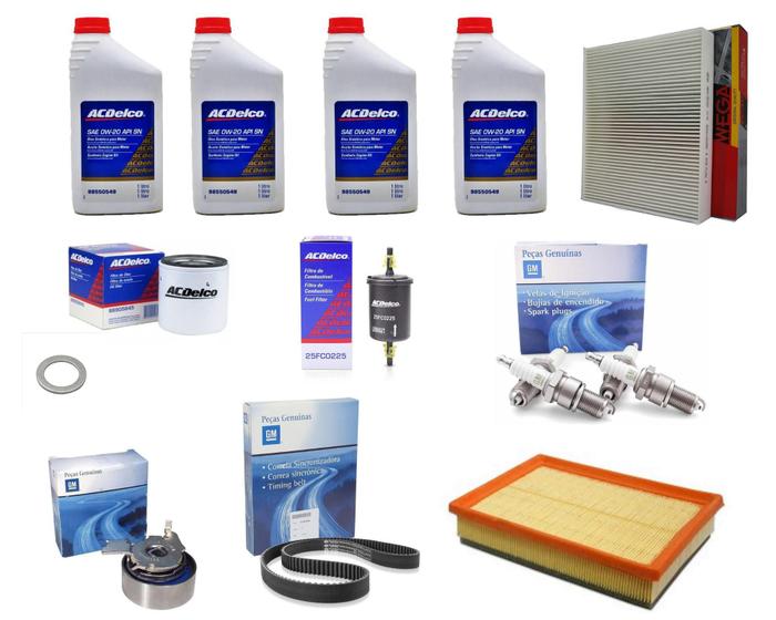 Kit Revisão 60.000 Km Gm Onix Joy Ls Lt Ltz 1.0 8V 2017 A 19 Menor preço em Kit Revisão 60.000 Km Gm Onix Joy Ls Lt Ltz 1.0 8V 2017 A 19
