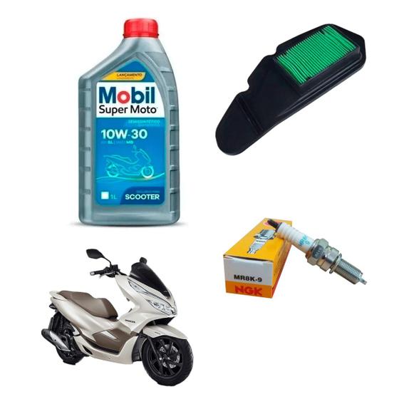 Imagem de kit revisao filtro ar oleo e vela ngk honda pcx 2019/2023