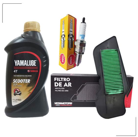 Imagem de Kit Revisao Neo125 2016-2022 Filtro Ar Vela Yamalube Scooter