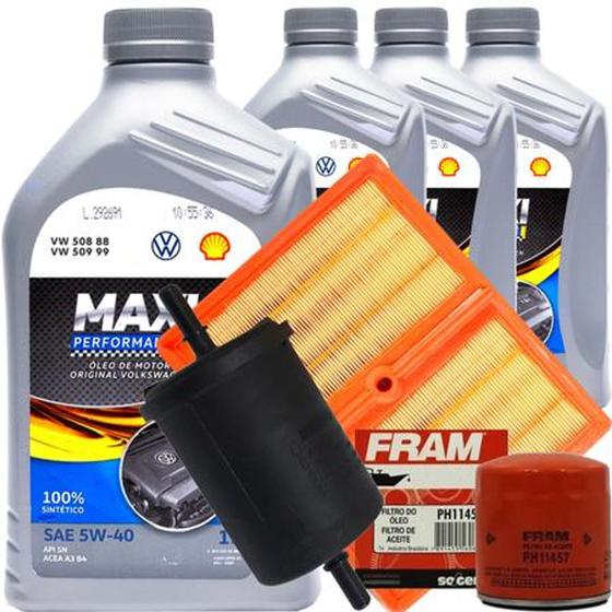 Imagem de Kit Revisao Oleo 5w40 508/509 + Filtro Polo Gol Voyage Fox - Volkswagen