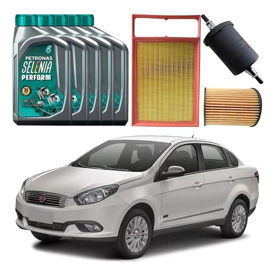 Imagem de Kit Revisao Oleo Filtro Fiat Grand Siena 1.6 2017 A 2020