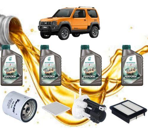 Imagem de Kit revisao troca de oleo jimny 1.3 2009 diante selenia