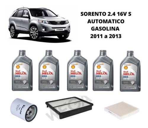 Imagem de KIT REVISÃO TROCA DE OLEO KIA SORENTO 2.4 2010 a 2013