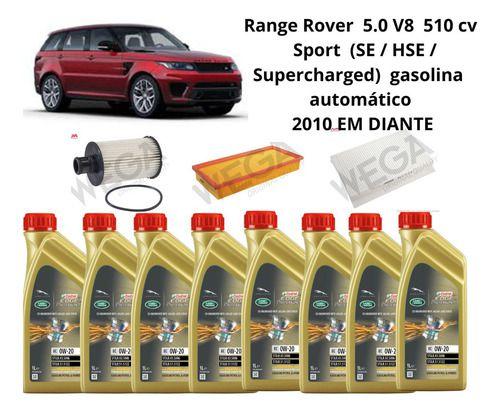 Imagem de Kit revisao troca de oleo range rover sport 5.0 2010 diante