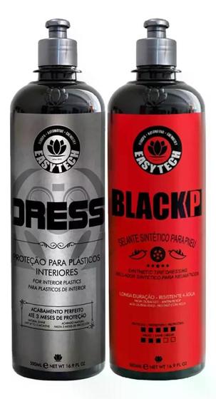 Imagem de Kit Revitalisador de Plástico Dress + Black P Easytech