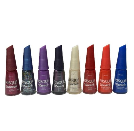 Kit Risqué Doritos Coleção Completa Com 8 Esmaltes Menor preço em Kit Risqué Doritos Coleção Completa Com 8 Esmaltes