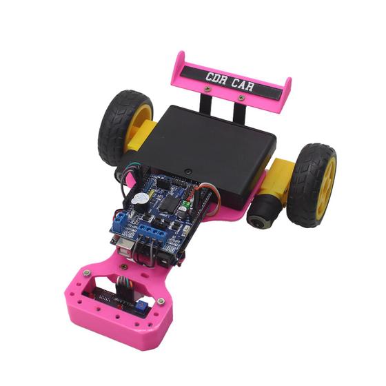Imagem de Kit Robô Seguidor De Linha Cdr Car + Tutorial Para Arduino