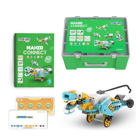 Imagem de Kit Robótica Educacional Maker Connect 52 em 1