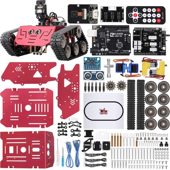 Imagem de Kit Robótico ELEGOO Conqueror com Arduino UNO R3 (8-12 anos)