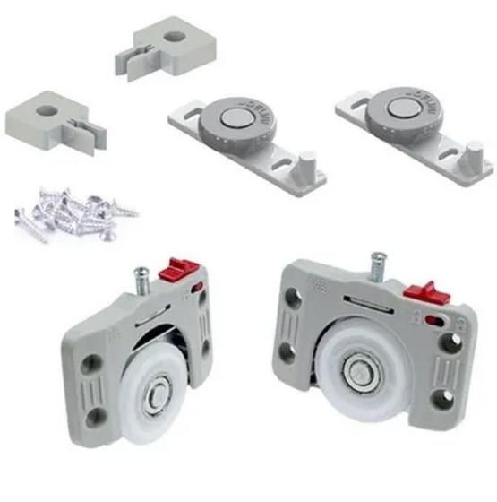 Kit Rodizio Porta De Correr Sobrepor 50 kg JP 240 Joelini +Guia Simples Menor preço em Kit Rodizio Porta De Correr Sobrepor 50 kg JP 240 Joelini +Guia Simples