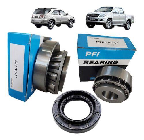 Imagem de Kit Rolamentos Pinhao Diferencial Dianetiro Hilux Sw4 05-15