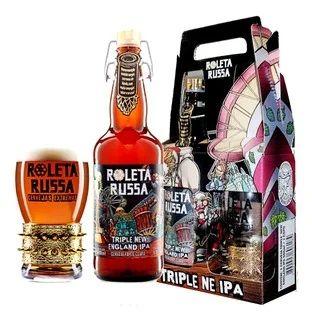 Imagem de Kit Roleta Russa Triple New England 500ml + copo C/ Pulseira Dourada