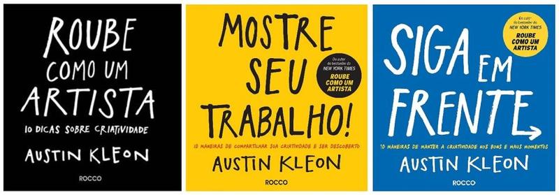 Imagem de Kit Roube Como Um Artista + Mostre o Seu Trabalho + Siga em Frente
