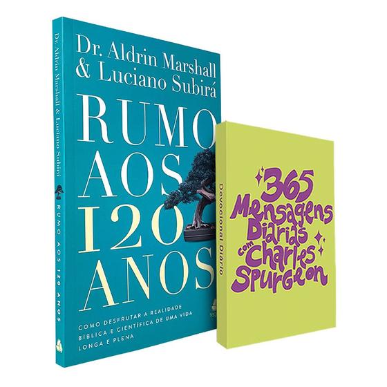 Imagem de Kit Rumo aos 120 anos + 365 Mensagens Diárias com Charles Spurgeon Lettering