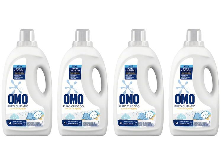 Kit Sabão Líquido Omo Puro Cuidado Menor preço em Kit Sabão Líquido Omo Puro Cuidado