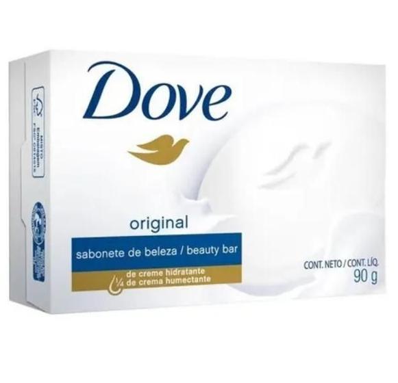 Imagem de Kit Sabonete Dove Original 1/4 Cr.Hidratante 90Gr 12Unidades