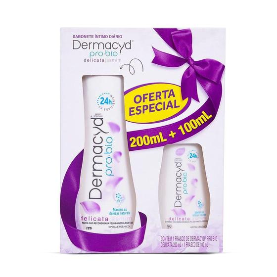 Imagem de Kit Sabonete Líquido Íntimo Dermacyd Delicata 200ml + 100ml