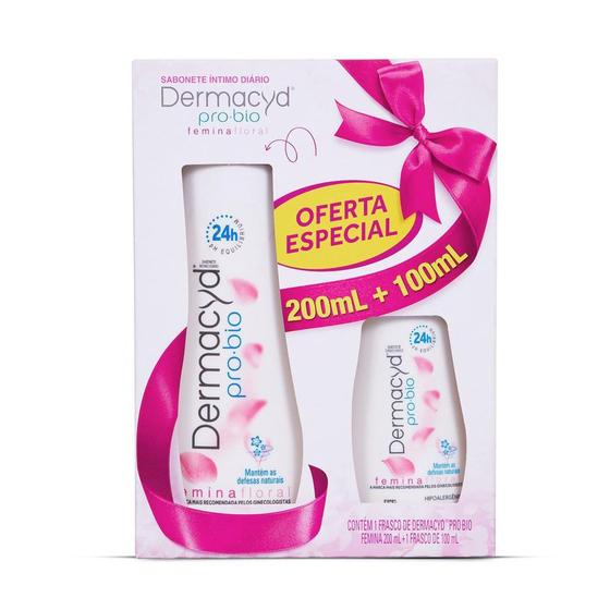 Imagem de Kit Sabonete Líquido Íntimo Dermacyd Femina 200ml + 100ml