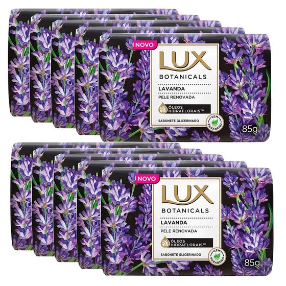 Imagem de Kit Sabonete Lux Botanicals Lavanda 85g 10 Unidades