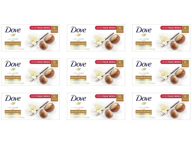 Imagem de Kit Sabonete Neutro Dove Delicious Care Karité