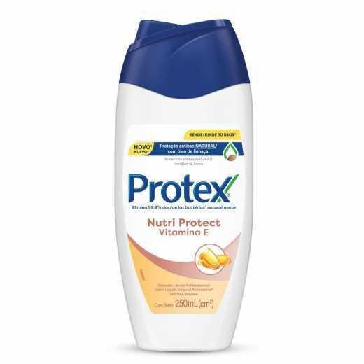 Imagem de Kit Sabonetes Líquido Nutri Vitamina 250Ml Protex 3 Unidades