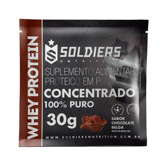 Imagem de Kit: Sachê Whey Protein 30g - 6 Unidades - Soldiers Nutrition