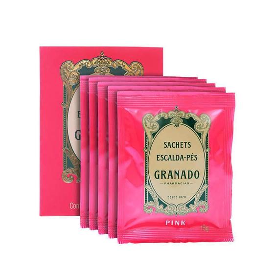 Imagem de Kit Sachet Granado Pink Escalda-Pés 5 Sais Relaxantes 15G