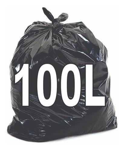 Imagem de Kit Saco De Lixo 100 Litros Resistente 100Un