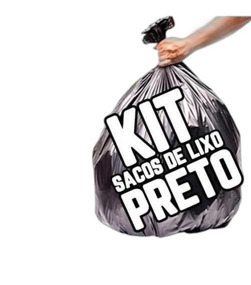 Imagem de Kit Saco De Lixo 20 + 40 Lts Reforçado Preto