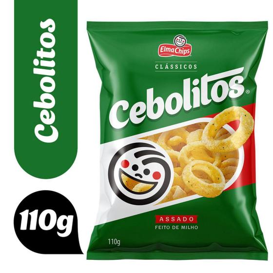 Imagem de Kit Salgadinho Cebolitos 110G Com 10 Pacotes - Elma Chips