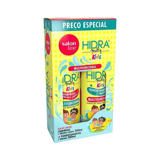 Imagem de Kit Salon Line Hidra Multy Kids Shampoo + Condicionador Com 300ml Cada