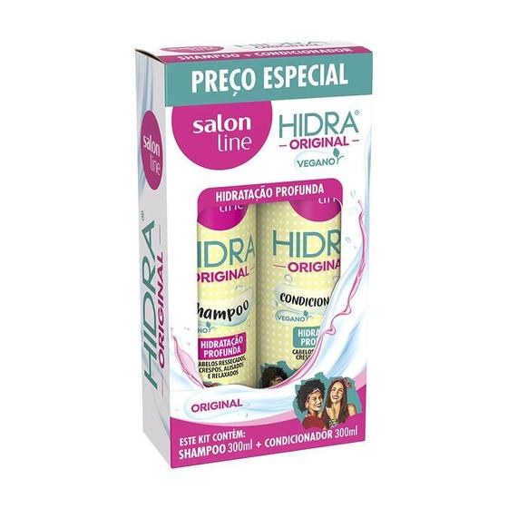 Imagem de Kit Salon Line Hidra Shampoo, 300Ml + Condicionador, 300Ml