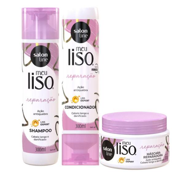 Imagem de Kit Salon Line Meu Liso Reparação C/3