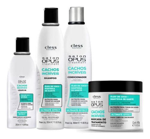 Imagem de Kit Salon Opus Cless Para Cabelos Cacheados Cachos Incríveis