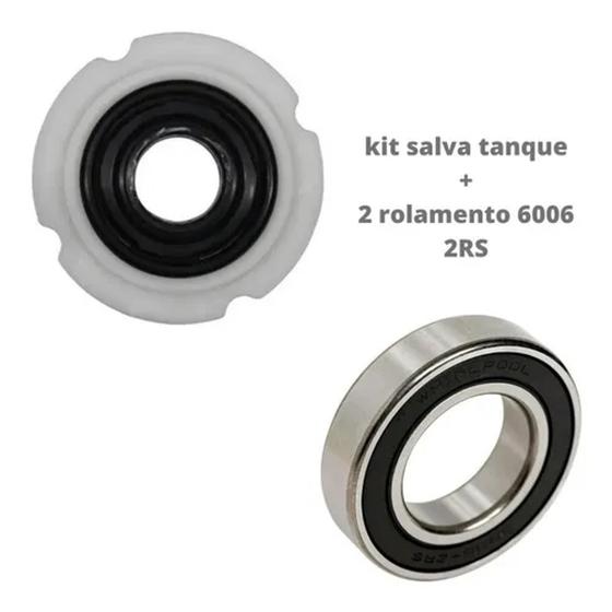 Imagem de KIT Salva Tanque Brastemp Consul + 2 Rolamentos 6006 2RS Mondial